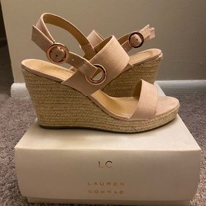 Lauren Conrad nude wedges. Womens size 8.5